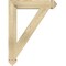 Ekena Millwork Traditional Arts & Crafts Rough Sawn Bracket, Douglas Fir, 4"W x 24"D x 32"H BKT04X24X32TRA03RDF - alternate 2